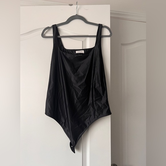 Babaton Tops - Babaton Satinette Square Neck Bodysuit